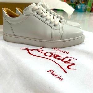 Christian Louboutin White Sneakers - Viera Flat